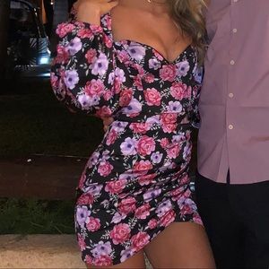 Floral mini dress